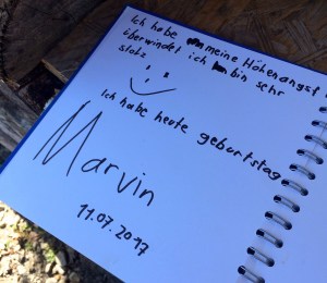 Höhenangst überwindet